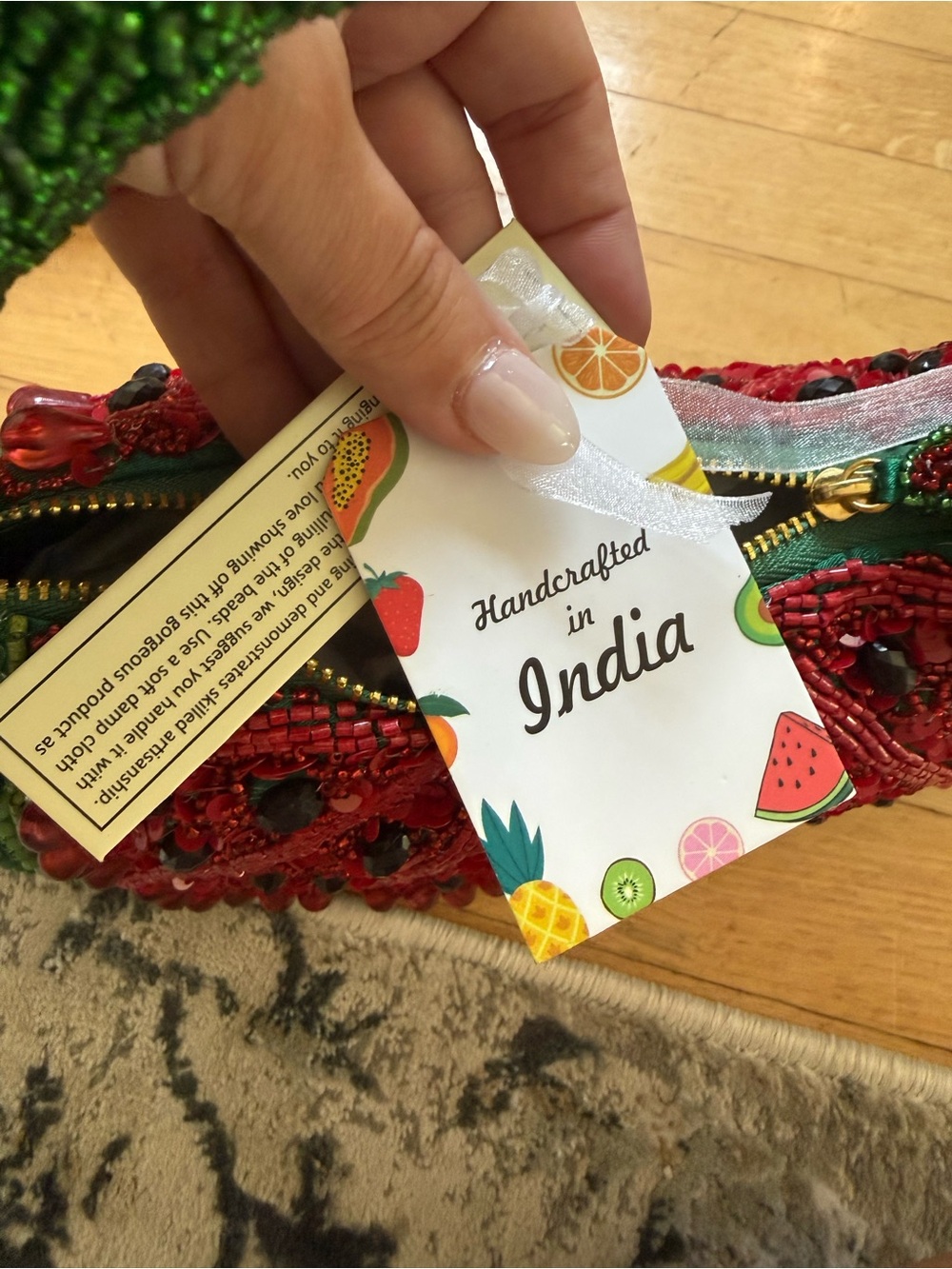 Watermelon Beaded Bag - Viral TikTok Trend NWT - Picture 6 of 6